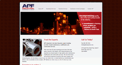 Desktop Screenshot of apfindustrial.com